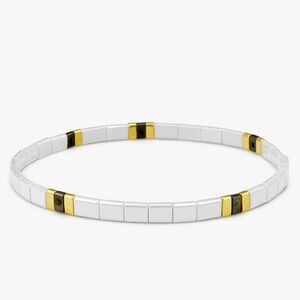 Miyuki Tila Bead Stretch Bracelet